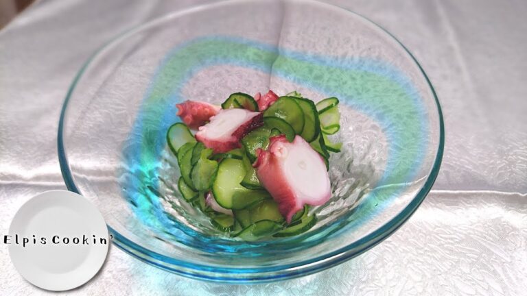 タコときゅうりの酢の物【料理】