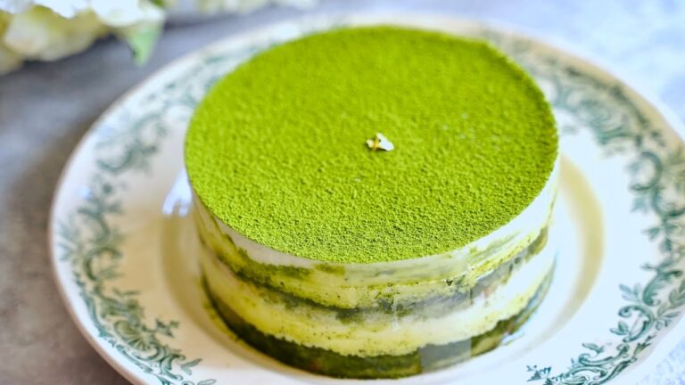 抹茶豆腐ティラミス！フードプロセッサーで簡単な作り方