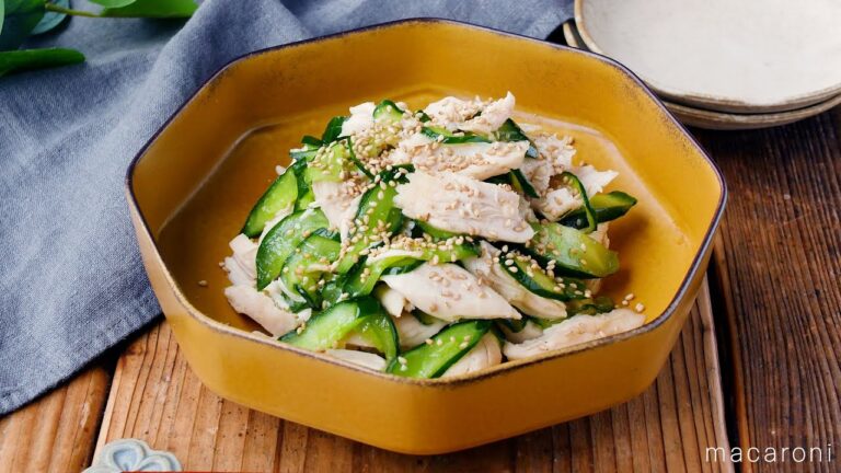 【ささみときゅうりのナムル】作り置きにもおすすめ！火を使わず簡単｜macaroni（マカロニ）