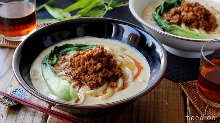 ランチにぴったり。豆乳坦々うどん