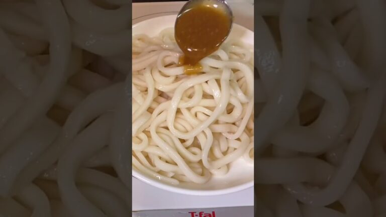 やる気0%でもできる激旨簡単豚しゃぶうどん！【レシピ動画】