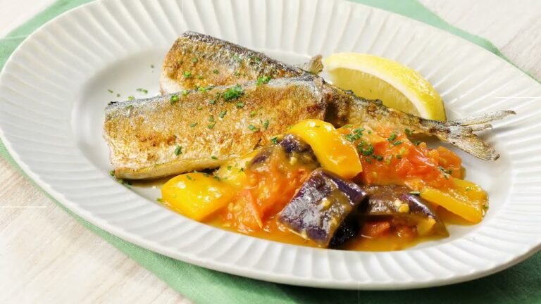さんまのイタリアンソテー カポナータソース【マルイレシピ】