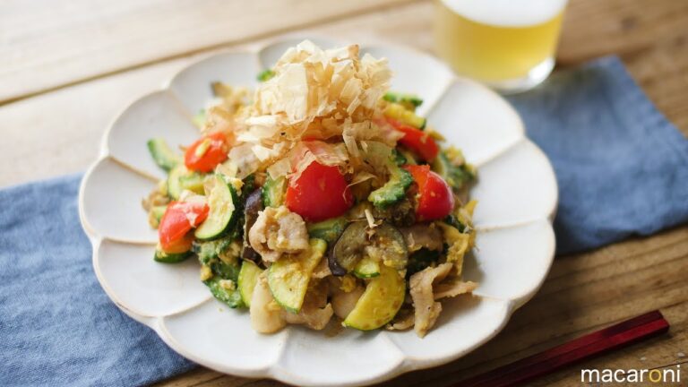 いつもと違った味わいに！たっぷり夏野菜のコクみそチャンプルー のレシピ 作り方