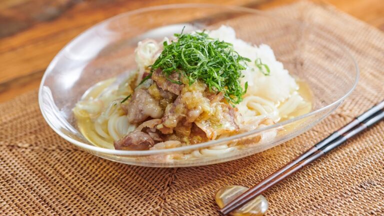 梅おろしのさっぱりスタミナうどん