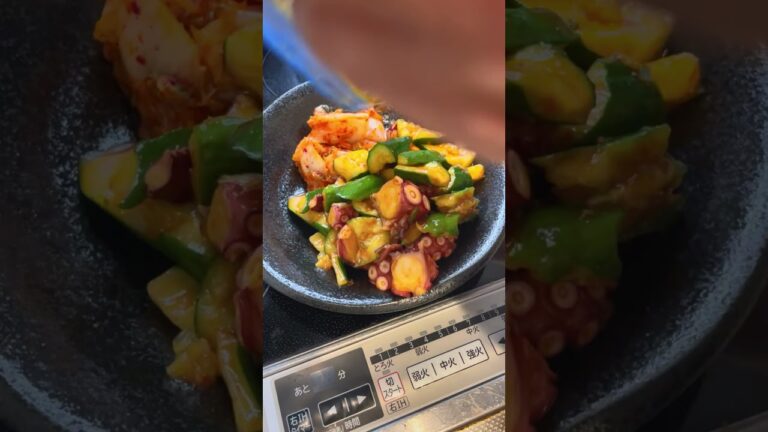 【食感夏祭り】辛タコきゅうりサラダ #shorts