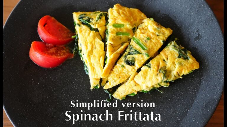 【イタリアン】イタリアの家庭料理　ほうれん草のフリッタータ