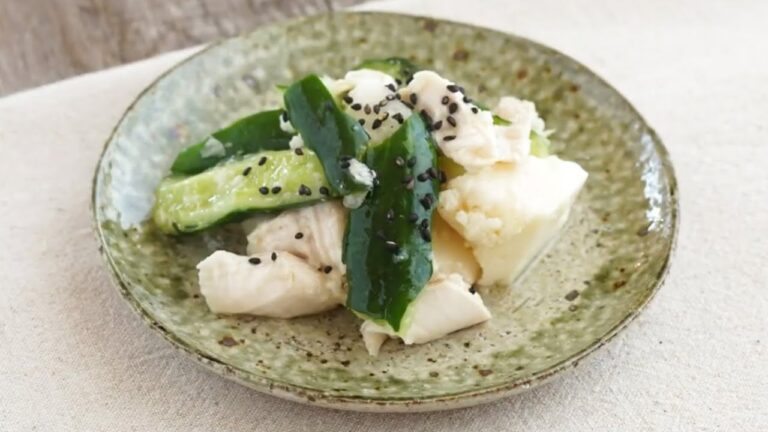 あと一品！きゅうりと長芋とささみの塩だれ和え【ベジプラ！楽うまレシピコンテスト 入賞作品】