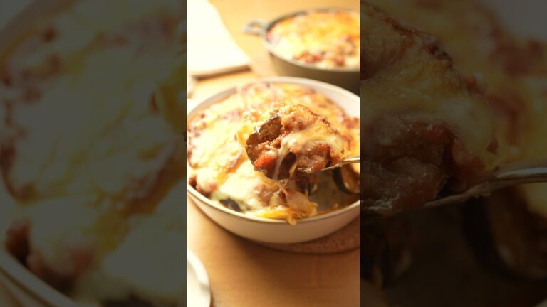 彼の胃袋をグッとつかんだ！【なすミートドリア】の作り方 #レシピ #晩ごはん #夕飯