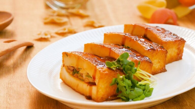 厚揚げのはさみ焼き