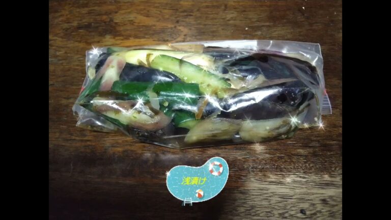 @なす、きゅうり、茗荷の浅漬け(作り方は概要を見てください！)