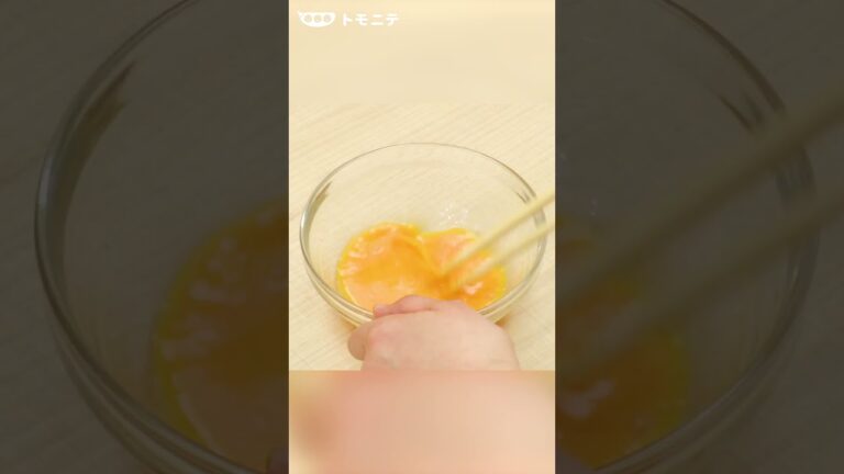 切ってかわいい りんごの卵焼き　#Shorts