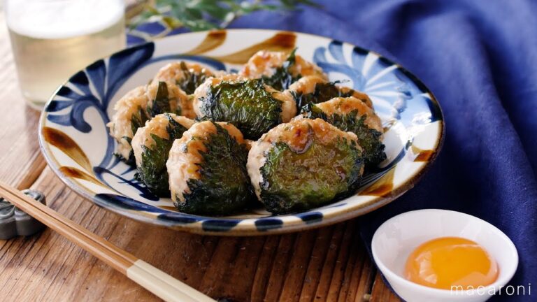 【大葉の照り焼き鶏つくね】はんぺんがポイント！ふわふわ食感♪｜macaroni（マカロニ）