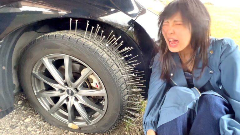 妹の車タイヤをパンクさせたクソガキと駐車場で大喧嘩になった　　　　　　　　　　　　　　　　　　　　　prank