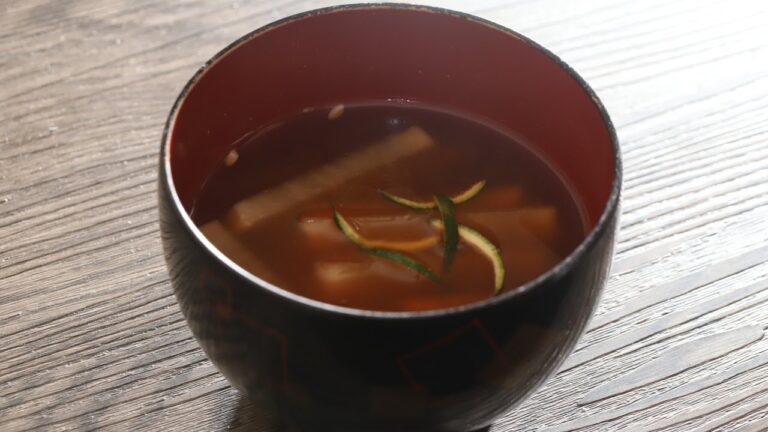 減塩！下ゆでなし！大根の味噌汁の作り方 | radish miso soup 【ASMR】