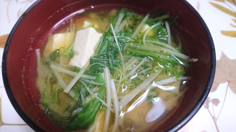 水菜の味噌汁【料理】