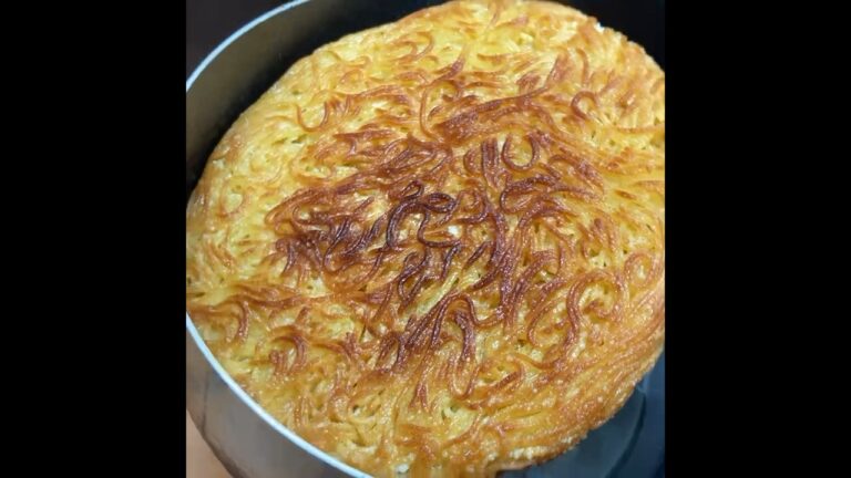 かた焼きミートソースパスタ