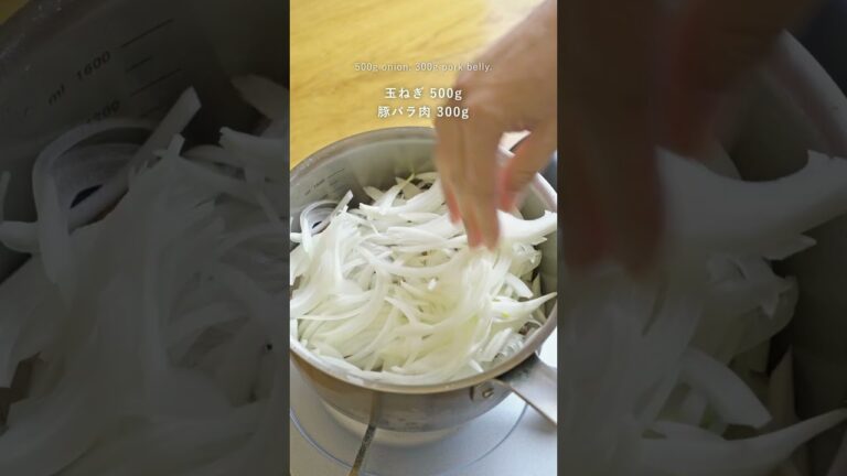 【旨味凝縮！】豚バラ肉のナポリ風ジェノベーゼ　#shorts
