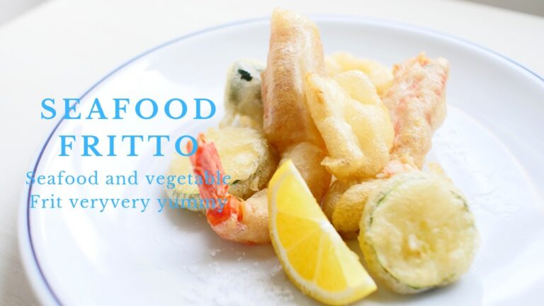魚介と野菜のフリット｜Seafood fritto
