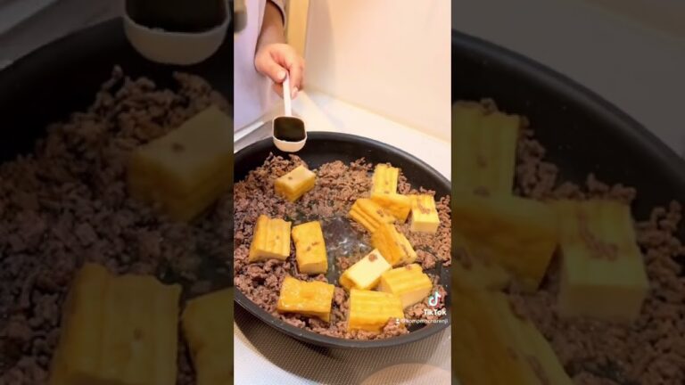 厚揚げ豆腐とひき肉丼 #shorts #料理 #時短レシピ