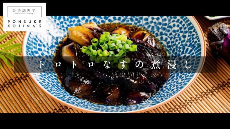 ご飯が進み過ぎる！とろっとろ「なすの煮浸し」【日本イチ丁寧なレシピ動画】