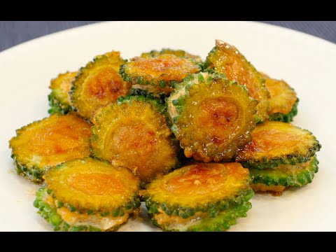 見た目もオシャレ！「ゴーヤの肉詰め焼き」の作り方