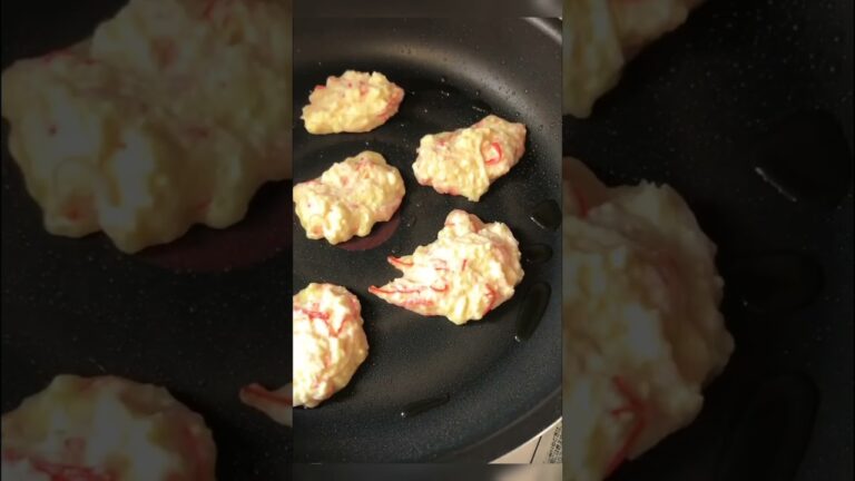 インスタで40万回再生のカニカマ豆腐おやき🦀