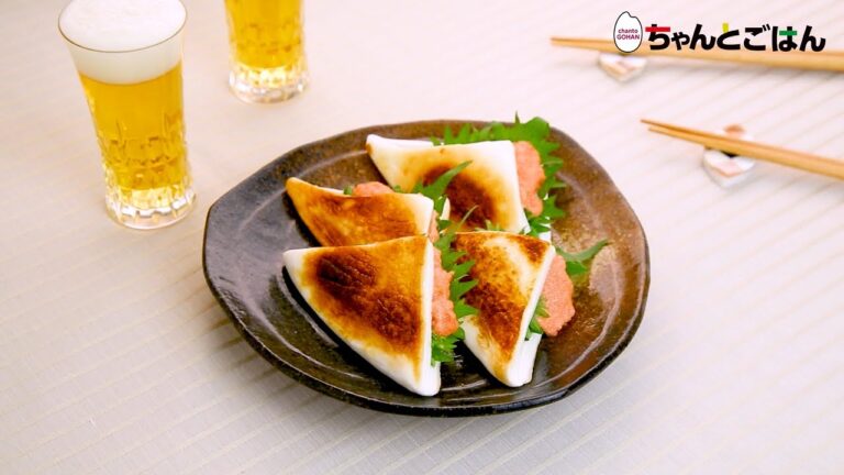 【動画レシピ】はんぺんの明太マヨネーズ挟み焼き