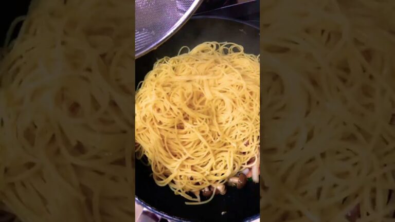 大好きな豆苗のパスタ#料理