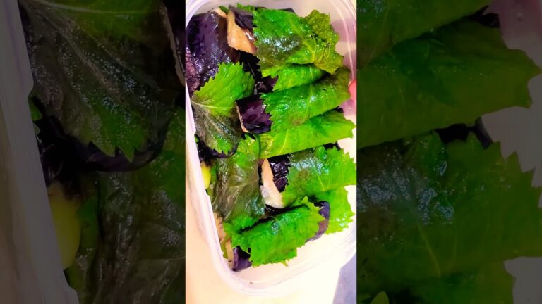 やみつきなすと大葉の揚げ浸し