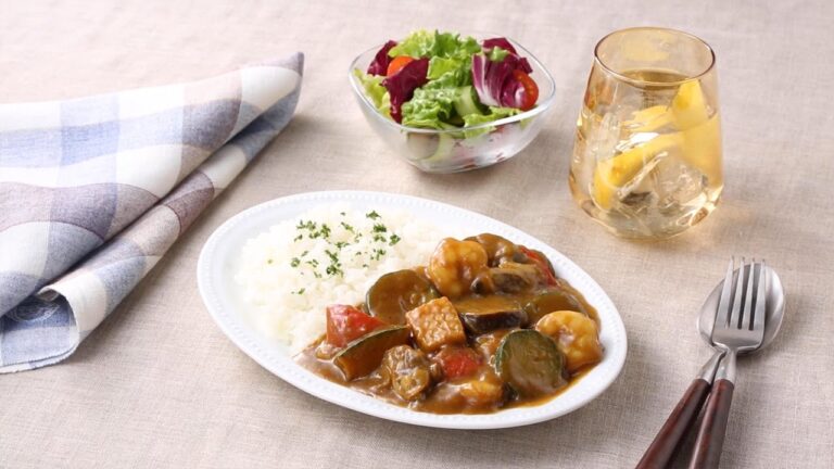 野菜たっぷりシーフードカレー