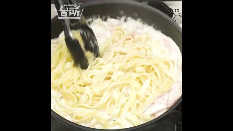 【DAIGOも台所】ギョニソのクリームパスタ｜オシャレなひと皿♪