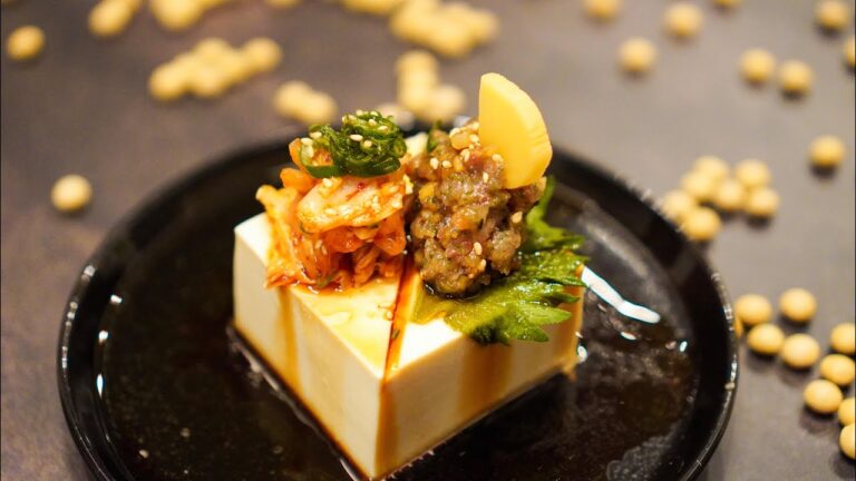 【冷奴】キムチやっこ＆なめたくやっこ