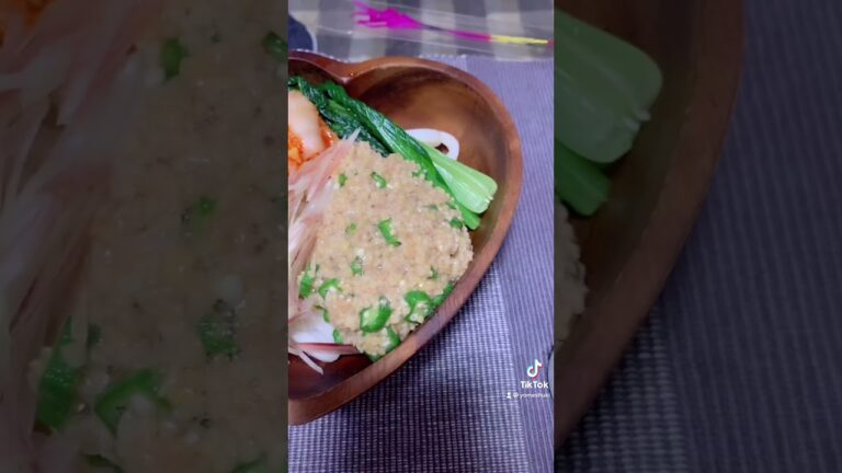 【料理】冷やし納豆キムチうどん作りまーす #Shorts