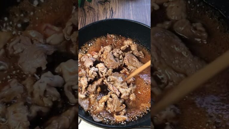 豚丼を　ずぼらに作って食べる動画 #shorts
