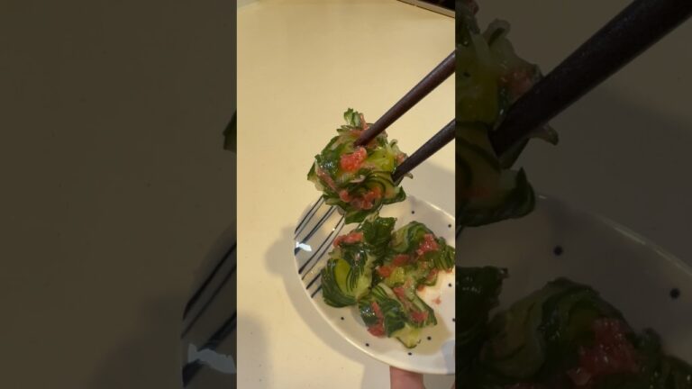 【男飯】夏だ！きゅうりだ！梅きゅうだ！ #asmr #簡単レシピ #梅きゅう