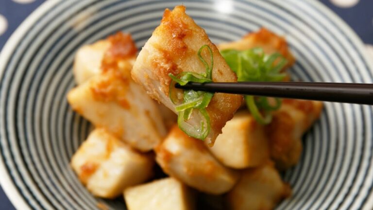 材料4つでこってり濃厚！かつお節入り里芋バター