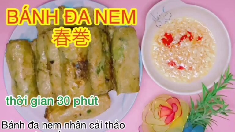Cách làm bánh đa nem ベトナムの揚げ春巻きの作り方