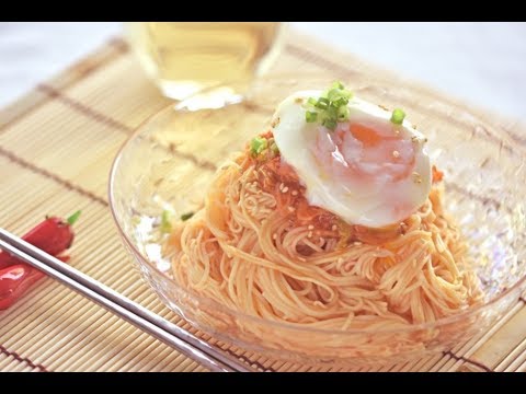 【時短料理】ビビビ！ビビンそうめん ~ somen bibimbap【料理レシピはParty Kitchen🎉】