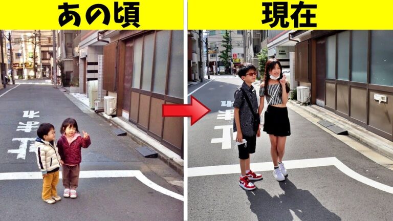 東京で昔住んでた家＆幼稚園を訪ねて 昔の写真再現チャレンジ😎