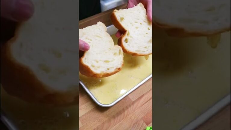 【飯テロ注意】悪魔的にウマいフレンチトースト😈#bread ＃shorts