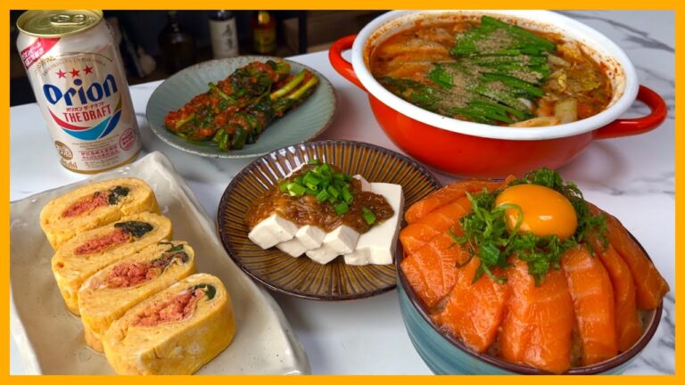 【おうち居酒屋】手作りキムチとピリ辛鍋で昼飲み！！！酒飲みの休日は充実してます！