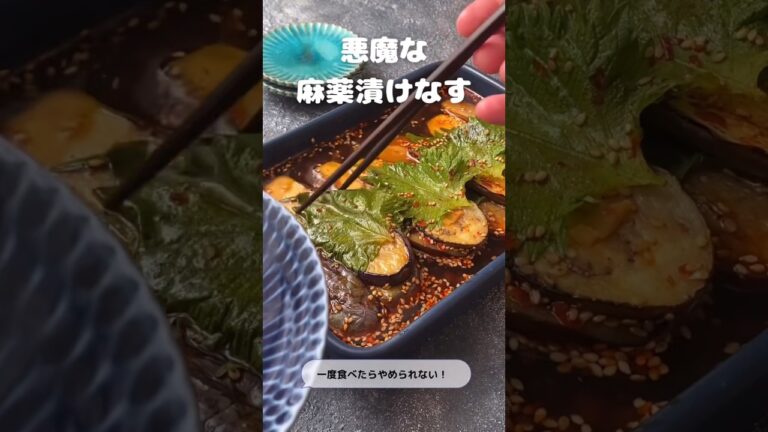 一度食べたらやめられない！悪魔な麻薬漬けなす