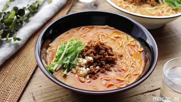 【すぐ麺】ビリっと旨辛！クセになるしびれ担々麺のレシピ 作り方