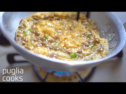 納豆オムレツの作り方【簡単卵レシピ】