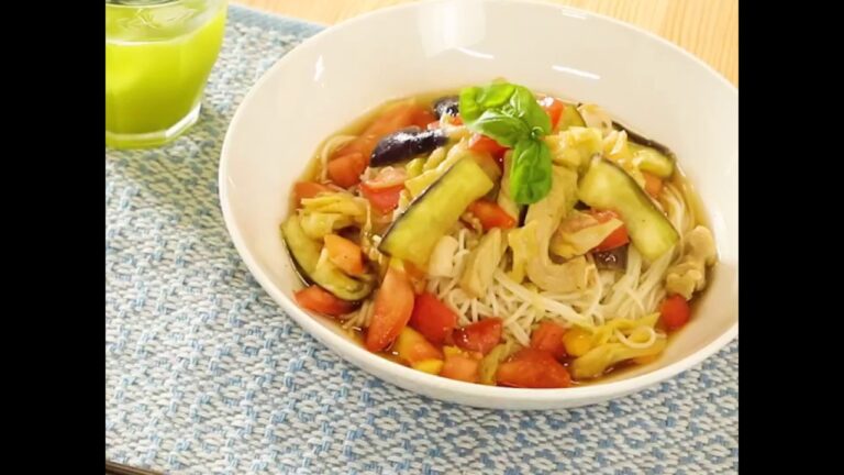 簡単レンジ調理♪ 回鍋肉風スタミナそうめん