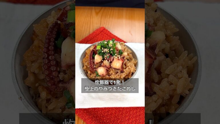 【炊飯器で1発！極上のやみつきたこめし】
