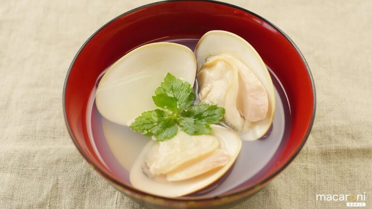 【基本のレシピ】ひなまつりの食卓に！ はまぐりの お吸い物 のレシピ 作り方