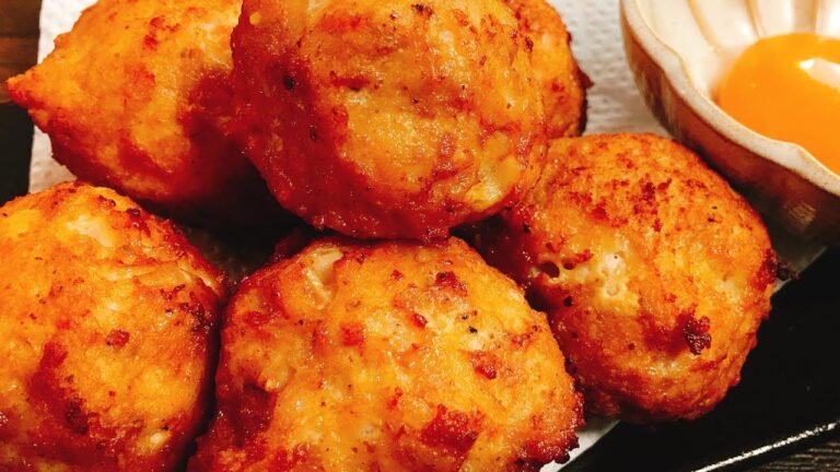 【超簡単】ビールが一瞬で消える『やみつき鶏つくね揚げ(軟骨入り)』【ファミマのつくね超え⁉】