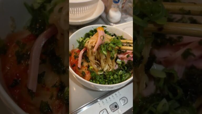 冷麺より美味しい韓国風ピリ辛そうめん