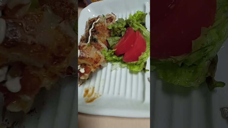 新玉ねぎのチヂミだよ。家呑みその151。ちゃかしー